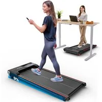 Sportstech Laufband WalkMate, Walking Pad für Zuhause, 6km/h, Schrittzähler, Transportrollen