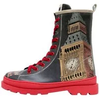 DOGO Gisele Schnürstiefel Boots It's The Time For London Damen Stiefelette Handgefertigt