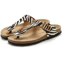 French Connection Sandale, Mule, offener Schuhe, Sommerschuhe Pantolette NEU aus hochwertigem Leder mit bequemen Korkfußbett
