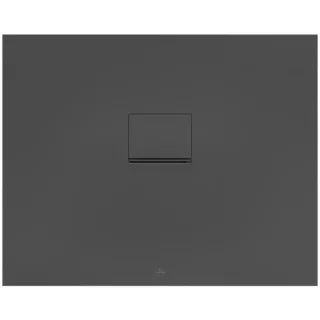 Villeroy und Boch Squaro Infinity Duschwanne UDQ1080SQI2BV1S 100x80x4cm, anthracite