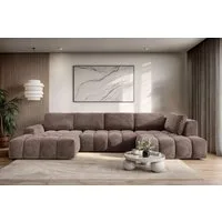 OTTO home Wohnlandschaft AZITA U-Form, Breite 363 cm - OTTO. Verlässliche Qualität., wahlweise als Schlafsofa mit Bettkasten, Bubble-Optik
