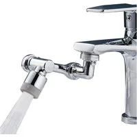 FELIXLEO Waschtischarmatur Drehbarer Wasserhahn Verlängerung Perlator 1080 Grad Multifunktionaler (1-St)