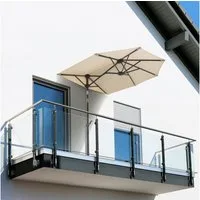 Schneider Schirme Balkonschirm Salerno mezza, LxB: 150x150 cm, mit Schutzhülle, ohne Schirmständer