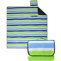 Picknickdecke XXL eco-line Picknickdecke ca. 200x200, wometo, Oberseite 100% recyceltes Fleece, wasserdicht