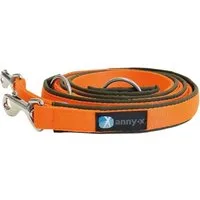 AnnyX Führleine Annyx Führleine Classic Bolt Fun 4fach verstellbar, Nylon (1-tlg), Aus abriebfesten Materialien