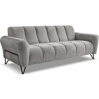 Beautysofa Sofa mit Metallbeine in Schwarz VOLARE, 3-Sitzer, viele Farbvarianten, ohne Schlaffunktion