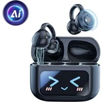 Vashoy Bluetooth kopfhörer mit ohrclip,Open Ear übersetzungskopfhörer Bluetooth-Kopfhörer (Ideal für die tägliche Pflegeroutine)