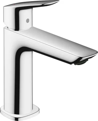 Hansgrohe Waschtischmischer 110 Fine Logis mit Push-Open Ablaufgarnitur chrom, 71252000 71252000