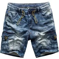SUBLEVEL Shorts Sweat Shorts Jeans Kurze Hose Bermuda Sweatpant