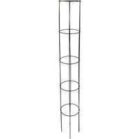 Windhager Rankgitter aus pulverbeschichtetem Stahl, Ranksäule 2-teilig, 1 St., zum Stützen von Blumen, Pflanzen, erhältlich in 125, 150 oder 175 cm