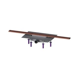 Kessel Linearis Duschrinne 45303.08 800 mm, Copper gebürstet, Megastop