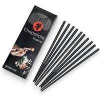 WestCraft Essstäbchen Essstäbchen aus Fiberglas – 10 Paar, schwarz, edel - Japanischer Stil, Robuste Chopsticks im Set – ideal für Sushi, Ramen & asiatische Küche