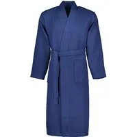 Vossen Unisex-Bademantel Wellington-L Kimono Pique, Kimono, 100% Baumwolle