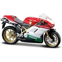 Maisto® Modellmotorrad Modellmotorrad - Ducati 1098 Tricolore (rot-weiß-grün, Maßstab 1:18), Maßstab 1:18, detailliertes Modell