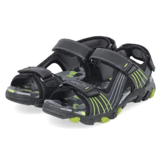 Superfit Sandalen HENRY - Gr. 35 - Schwarz - Textil & Synthetik
