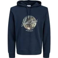 Jack & Jones Kapuzensweatshirt JJHONOLULU SHAPE SWEAT HOOD Baumwollmischung, regular fit
