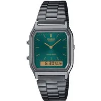 CASIO VINTAGE Chronograph AQ-230EGG-3AEF, Quarzuhr, Armbanduhr, Damenuhr, Herrenuhr, Digitaluhr, Edelstahlband