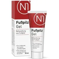 N1 Healthcare Fußpflegecreme N1 Fußpilz Gel, 30 ml, Medizinprodukt, patentierte Rezeptur