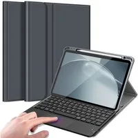 Fintie Tablet-Hülle für iPad Air 11'' M4/M3/M2(2026/2025/2024), iPad Air 5/4 Gen 2022/2020 10.9 Zoll, mit Stifthalter, Magnetische Abnehmbare Deutsche Tastatur mit Touchpad