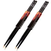MSA Drumsticks 2 Paar Trommelstöcke, Schlagzeugstöcke, Sticks, Ahornholz 5A