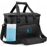 Obics Thermobehälter, (2-teilig), 20 Liter Kühltasche mit Kühlakku und integriertem Flaschenöffner