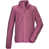 Killtec Fleecejacke KOW 215 GRLS KNTFLC JCKT Strickfleecejacke für Kids, Kinnschutz, Zipper-Taschen