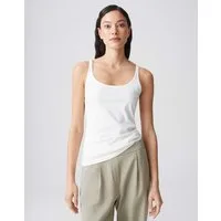 OPUS Trägertop Trägertop INA Slim aus stretchigem BCI Cotton Mix