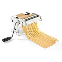 GEFU Nudelmaschine PASTA PERFETTA, frische Pasta leicht gemacht, intuitive Bedienung, Edelstahl