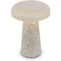 Briloner Leuchten LED Außen-Tischleuchte CLOUD, Dimmfunktion, LED wechselbar, Warmweiß, 12x17 cm, Akku tauschbar, Indoor/Outdoor, Wohnzimmer, Flur, Balkon