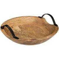 Atmosphera Créateur d'intérieur Dekoobjekt Dekoschale aus Mangoholz, Ø 30 cm (Deko-Objekt, Deko-Objekt)