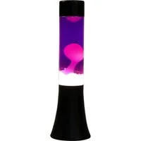 I-TOTAL Lavalampe I-TOTAL® Lavalampe Magie Lavaspektakel Lila Weiß Flared