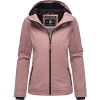 Marikoo Outdoorjacke Brombeere sportliche Übergangsjacke mit Kapuze