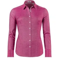 Vincenzo Boretti Klassische Bluse leicht tailliert soft Oxford