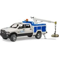 Bruder® Spielzeug-Auto Spielfahrzeug RAM 2500 Service Truck mit Rundumleuchte 02509