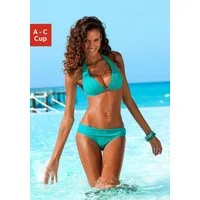 LASCANA Triangel-Bikini im Nacken zu binden, wattierte Cups, mit eingearbeiteten Kissen