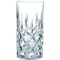Nachtmann Longdrinkglas Noblesse, 6-tlg., Kristallglas, Made in Germany, 395 ml, 6-teilig