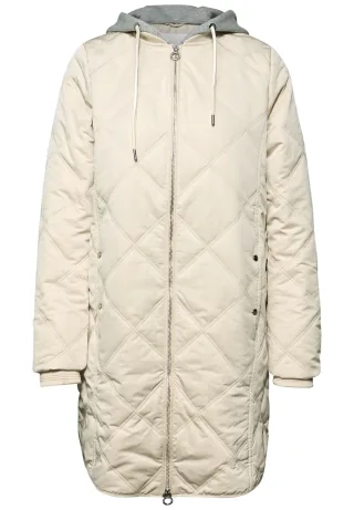 Street One - Jacke mit abnehmbarer Kapuze powder beige - Gr. - 36