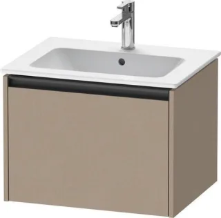 Duravit Ketho.2 Waschtischunterbau wandhängend Leinen Matt 610x480x440 mm - K25062075750000 K25062075750000