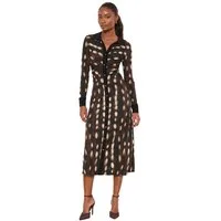 LIPSY Strickkleid Lipsy Hemdblusenkleid mit Reh-Print (1-tlg)