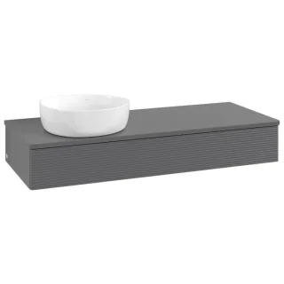 Villeroy & Boch Antao Waschtischunterschrank 1200x190x500mm K11110GK mit Struktur FK/AP: GK/0