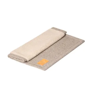 DENJO DOGS Reise-Hundedecke Snuggle greige 60x80cm Hundedecke für Reisen grau beige