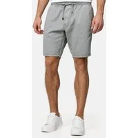Indicode Chinoshorts Herren Carver Chino Shorts Herrenshorts mit elastischem Bund und Kordelzug