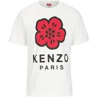 KENZO T-Shirt Tee Boke Flower Di Cotone