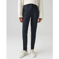 OPUS Stoffhose MELINA ICONIC mit Komfortbund Mid Rise, Regular, Fischgrat Muster