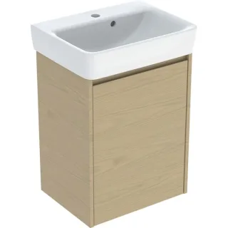 Geberit Renova Plan Set Handwaschbecken mit Unterschrank, eine Tür: 50x69.7x38cm, Breite, 504035PS1 504035PS1