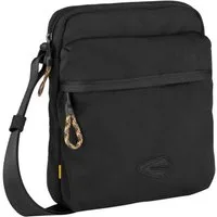 camel active Umhängetasche Terra, aus recyceltem Nylon und voluminös aufgesetzten Taschen