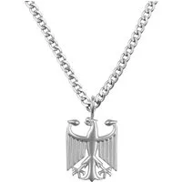 d'origine Kette mit Anhänger Deutschland Kette Herren – Bundesadler Wappen (Edelstahl)