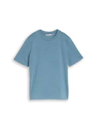 Denim Tom Tailor - Loose Fit T-Shirt spring lake blue - Gr. - XS