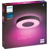 White & Color Ambiance Infuse Deckenleuchte L, LED-Leuchte schwarz