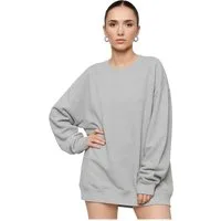 Worldclassca Longsweatshirt Worldclassca Oversized Sweatshirt Einfarbig Uni Langarmshirt Pullover